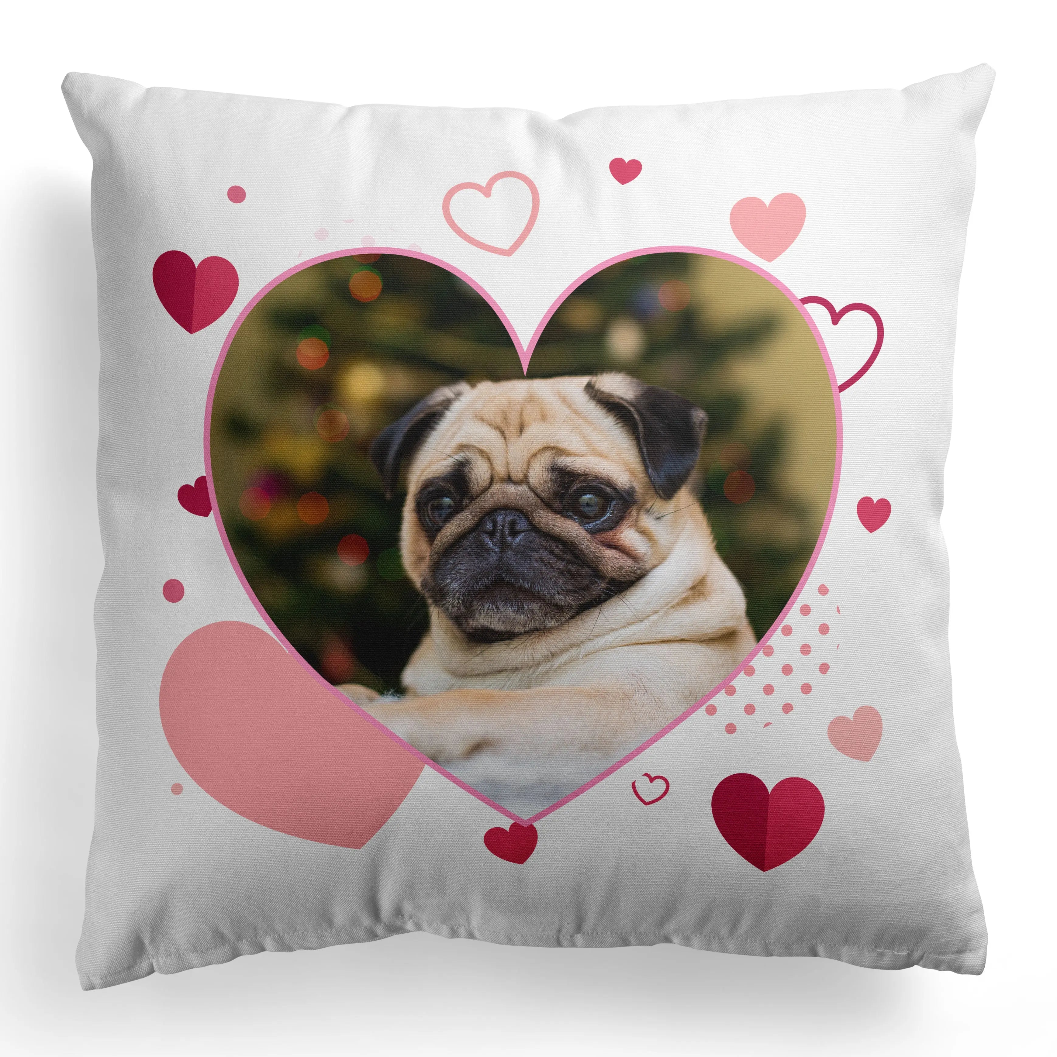 Personalised Cushion  Valentines Day| Couples & Romance  40x40cm  1 Image  Heart