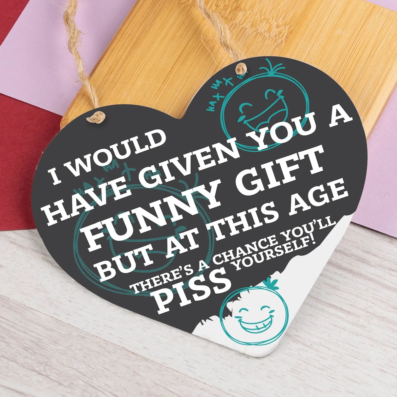 Funny Birthday Gifts Hanging Sign For Him Her Funny Plaque Gift For Friend