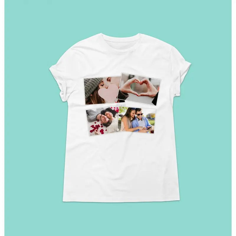 Personalised Photo T Shirt - Collage - CushionPop