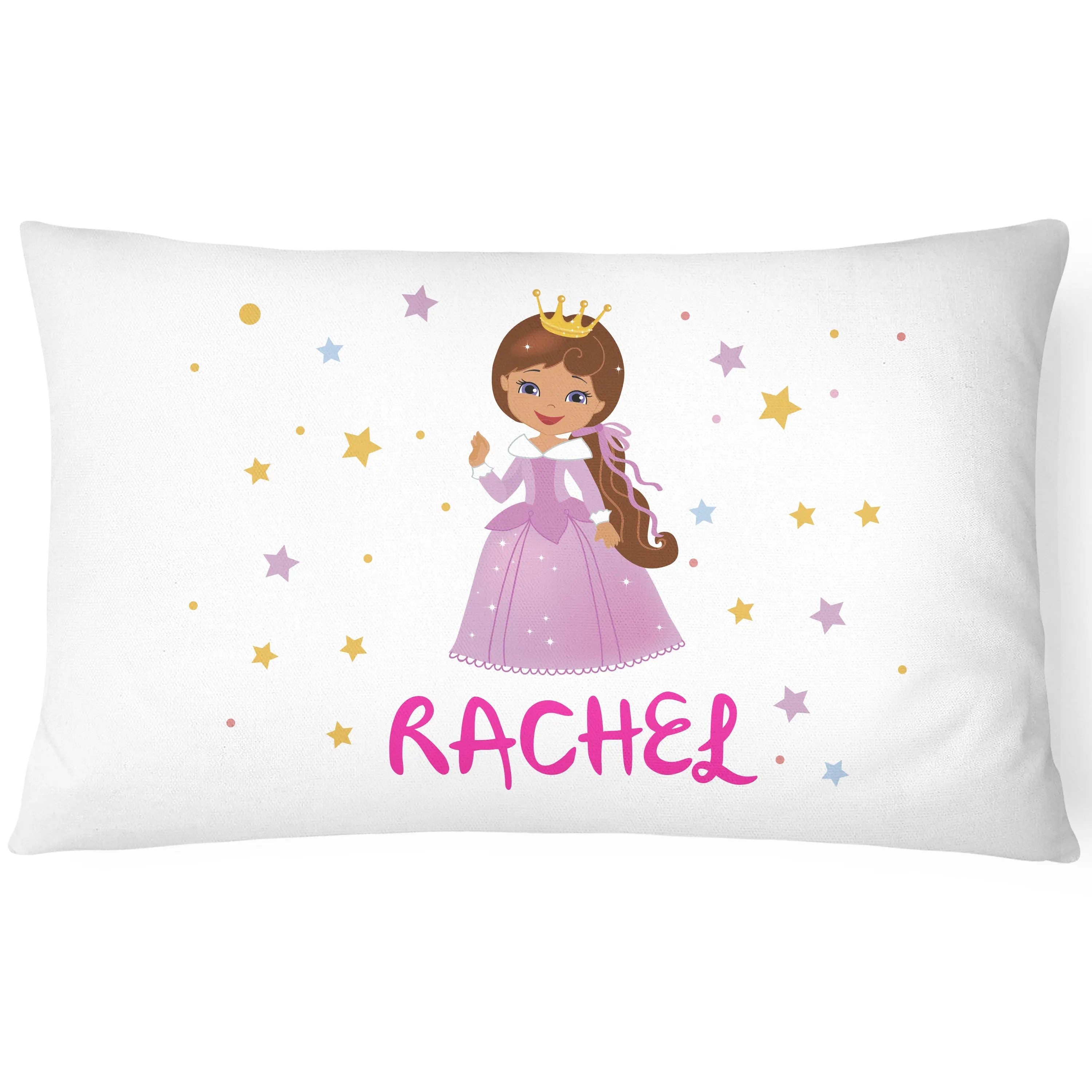 Personalised Princess Pillowcase - Calm Pink - CushionPop