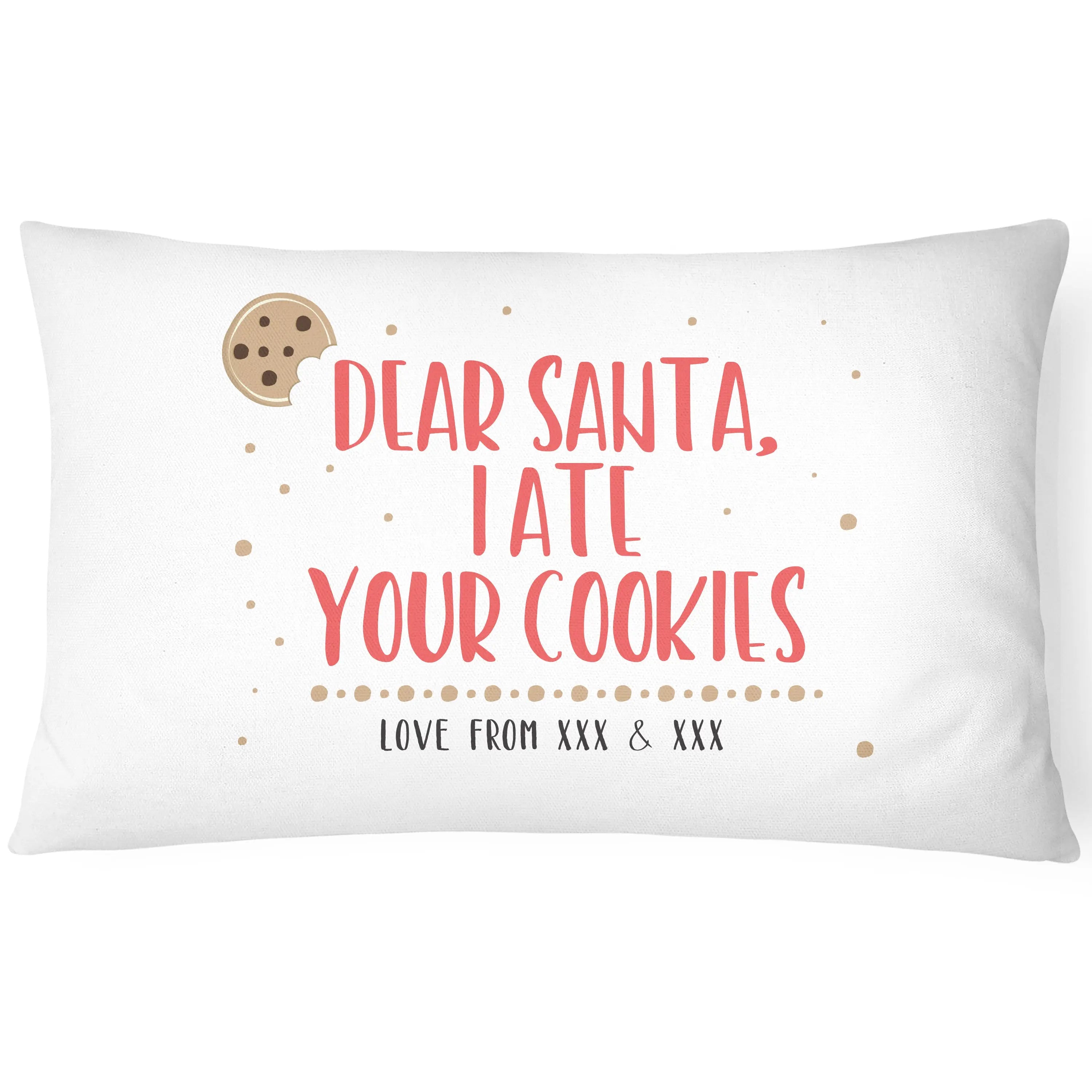 Personalised Christmas Pillowcase - Cookies