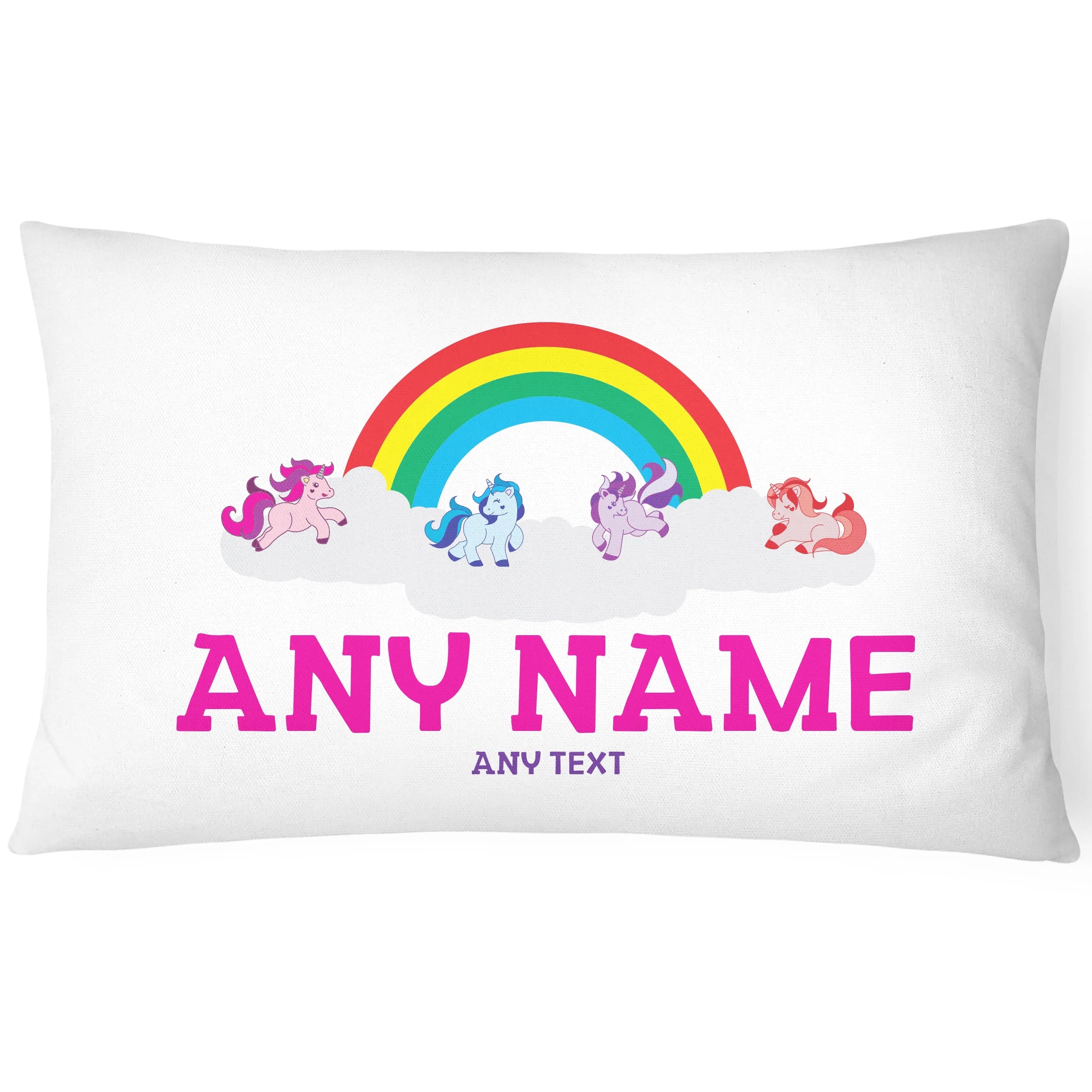 Personalised Childrens Unicorn Pillowcase - CushionPop