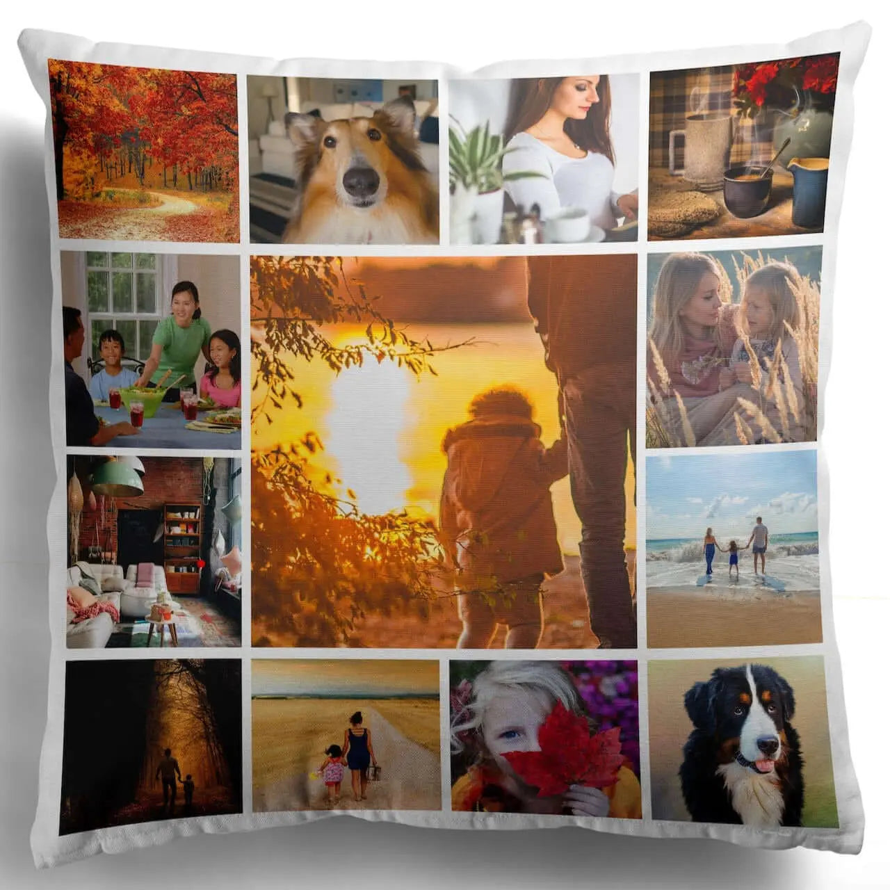 Personalised Photo Cushion - Perfect Gift for Family & Loved Ones - Boyfriend & Girlfriend - Customise with 13 Images  🔥 - CushionPop