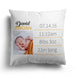 Personalised Baby Shower - Perfect Gift - Premium Quality - 40cm x 40cm - Custom Photo - CushionPop