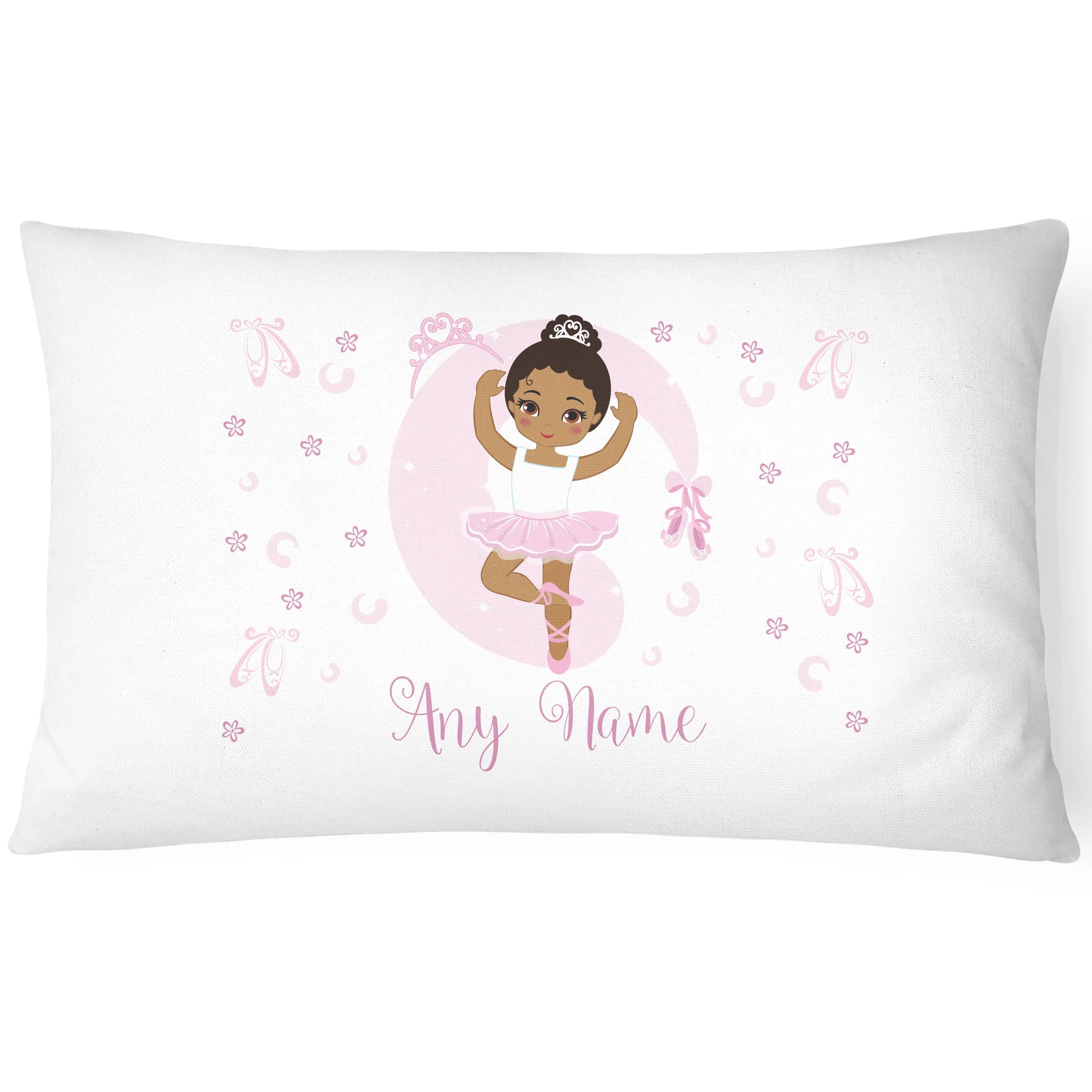 Ballerina Children's Pillowcase - Personalise with Any Name - Ballet - CushionPop
