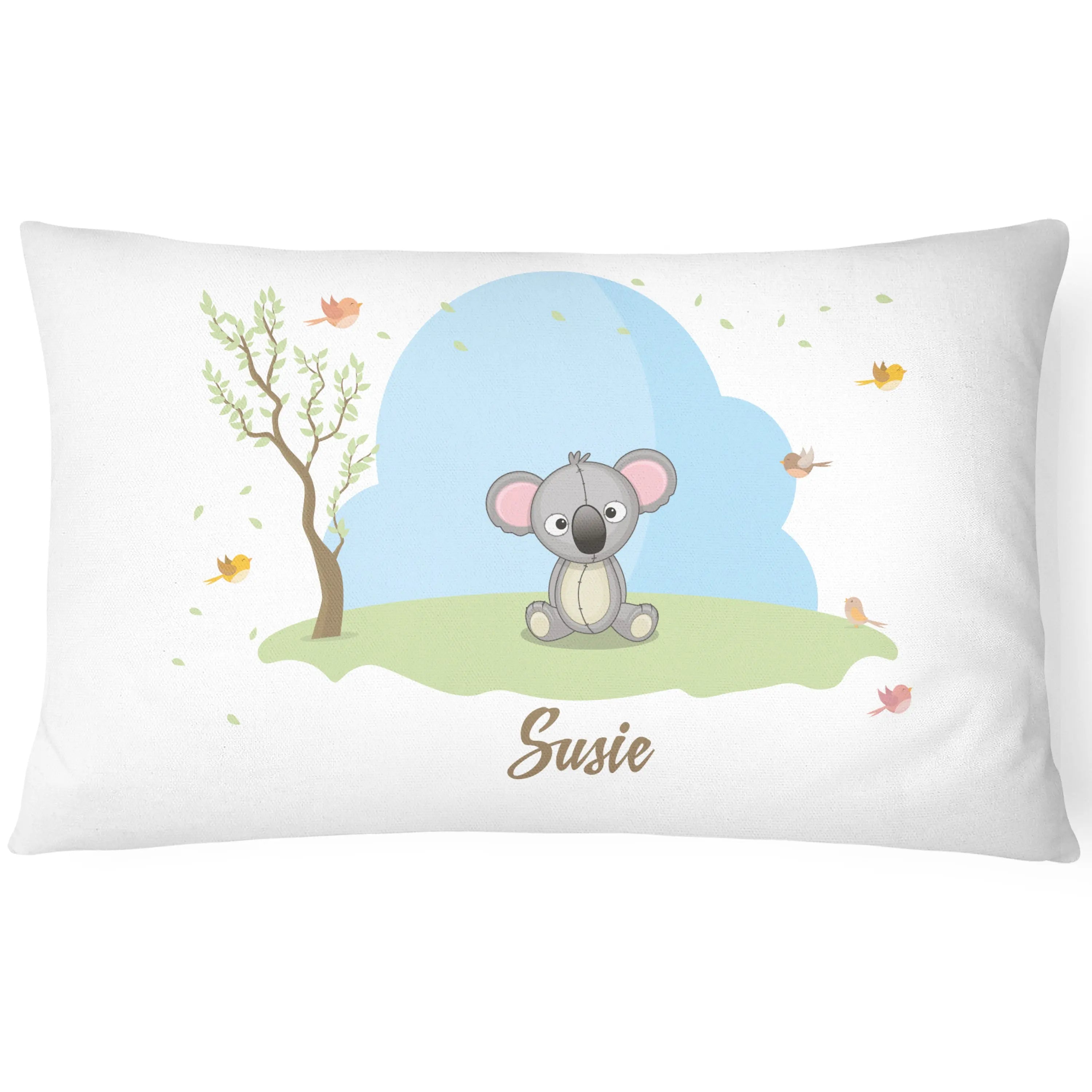 Personalised Children's Pillowcase Cute Animal - Lovely - CushionPop