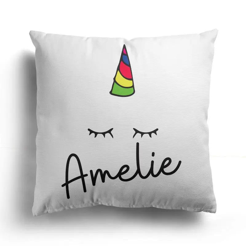 Personalised Childrens Cushion  - Perfect Gift for Son / Daughter - Premium quality - Unicorn