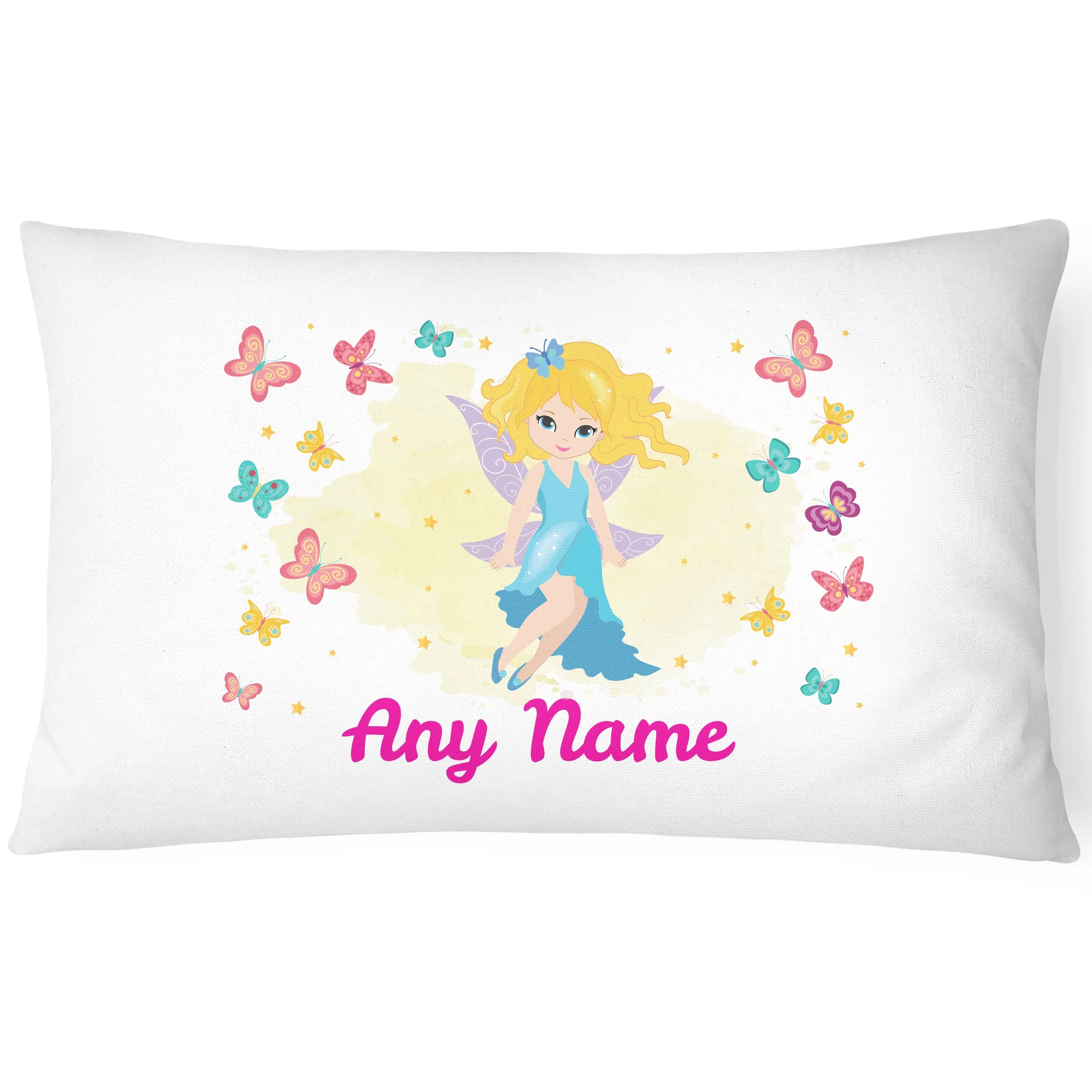 Personalised Fairy Pillowcase Printed Children Gift Custom Print Made Present - Lovely - CushionPop