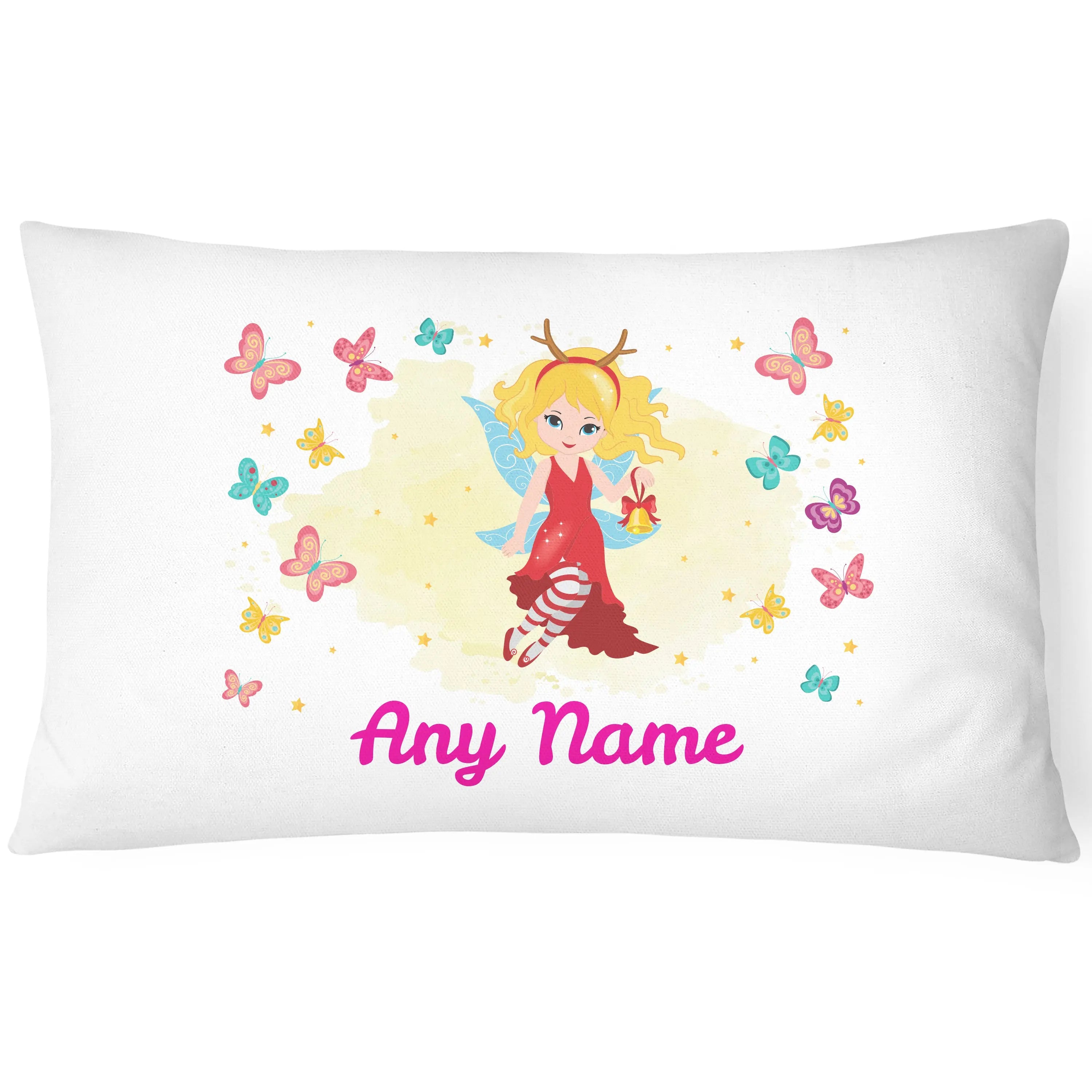Personalised Fairy Pillowcase Printed Children Gift Custom Print Made Present - Cute - CushionPop