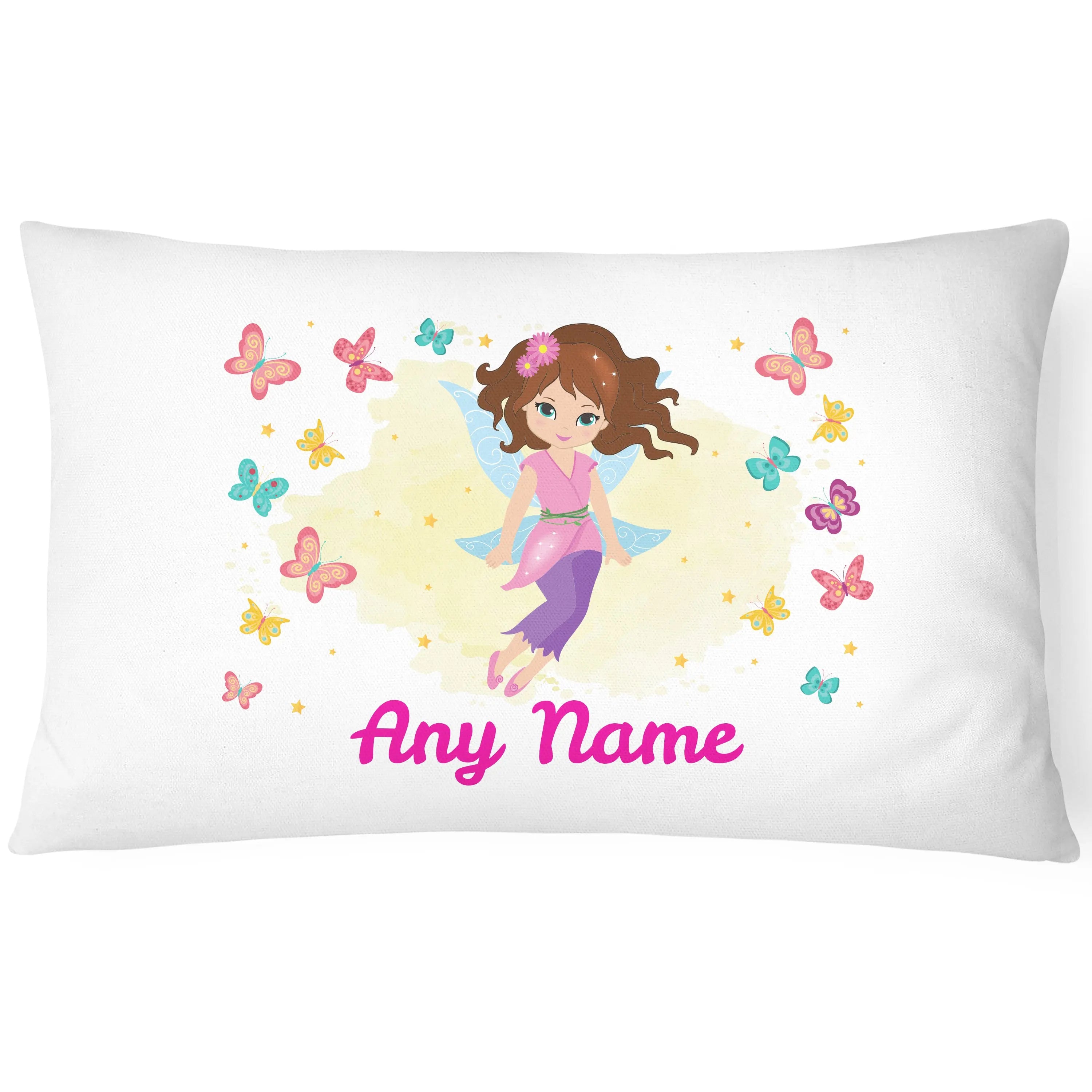 Personalised Fairy Pillowcase Printed Children Gift Custom Print Made Present - Queen - CushionPop