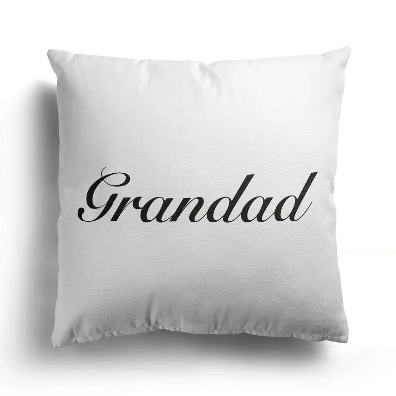 Personalised Grandad Cushion - Perfect Gift for Family