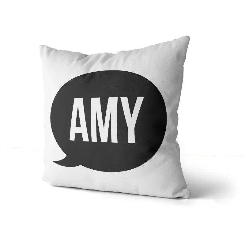 Personalised Initials Cushion Cover - Perfect Gift - Home Décor - 40 x 40 cm - Big Bubble - CushionPop