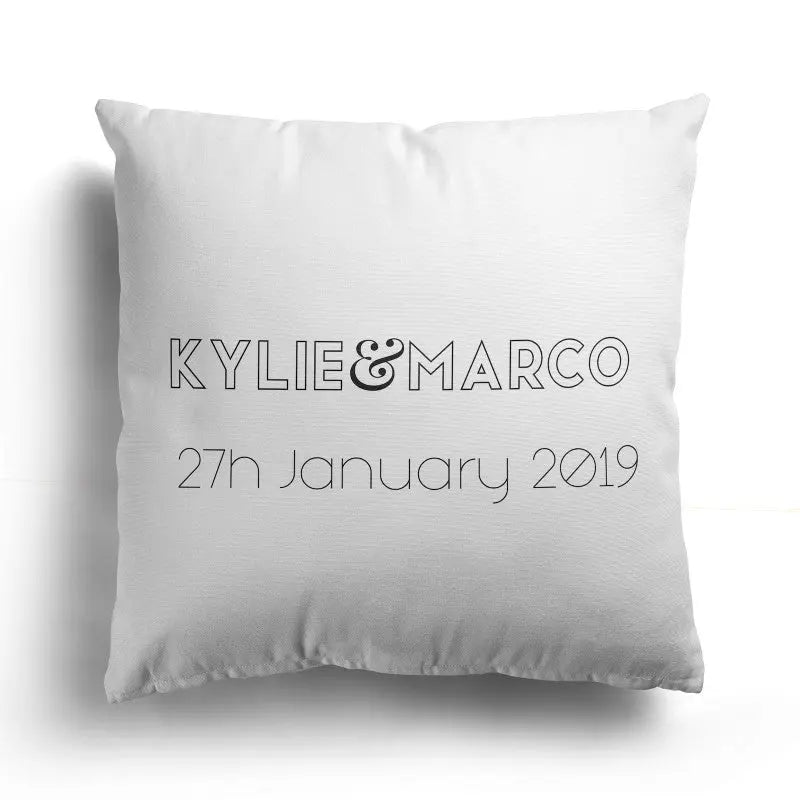 Personalised Custom - Special Date Cushion