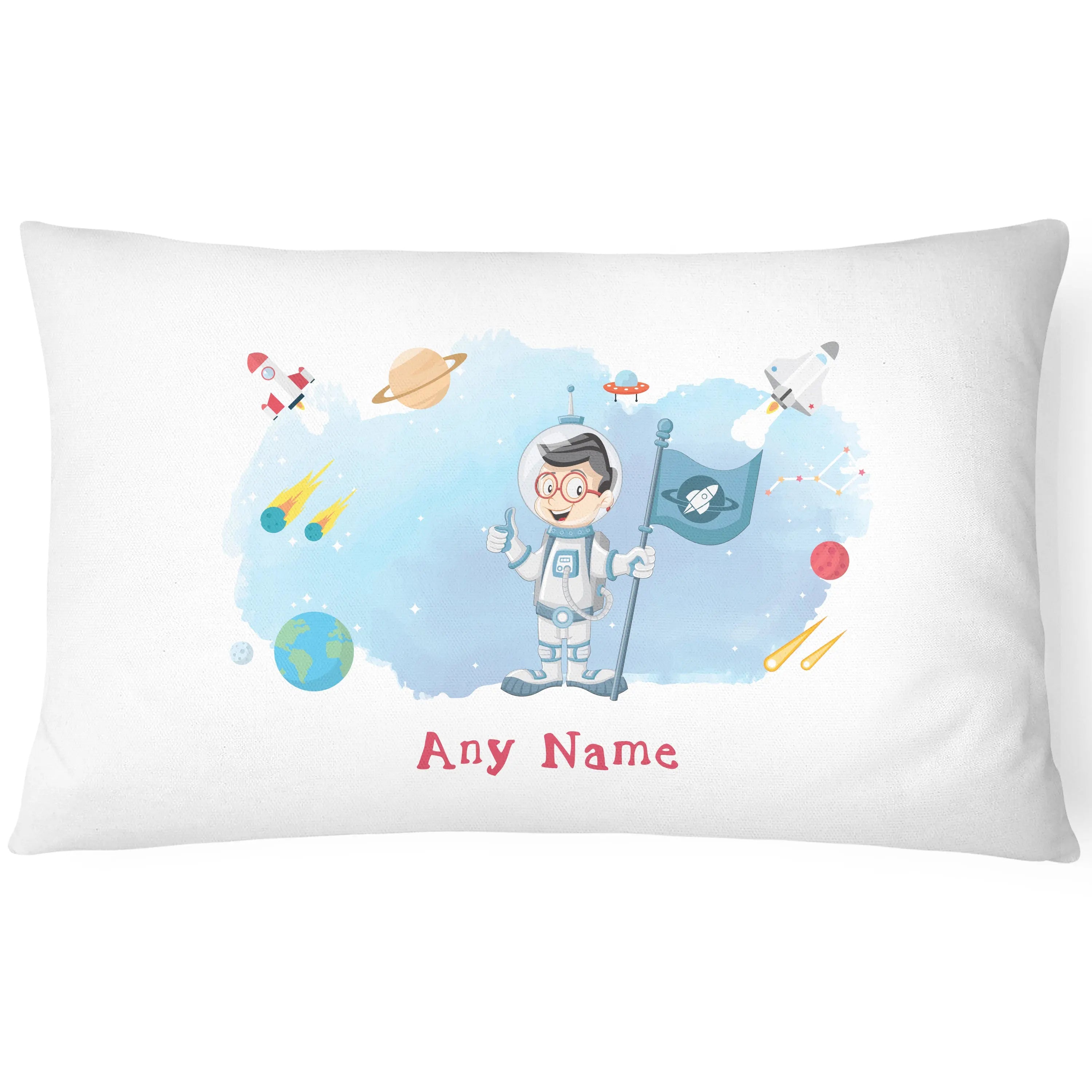 Space Pillowcase for Kids - Personalise With Any Name - Planted - CushionPop