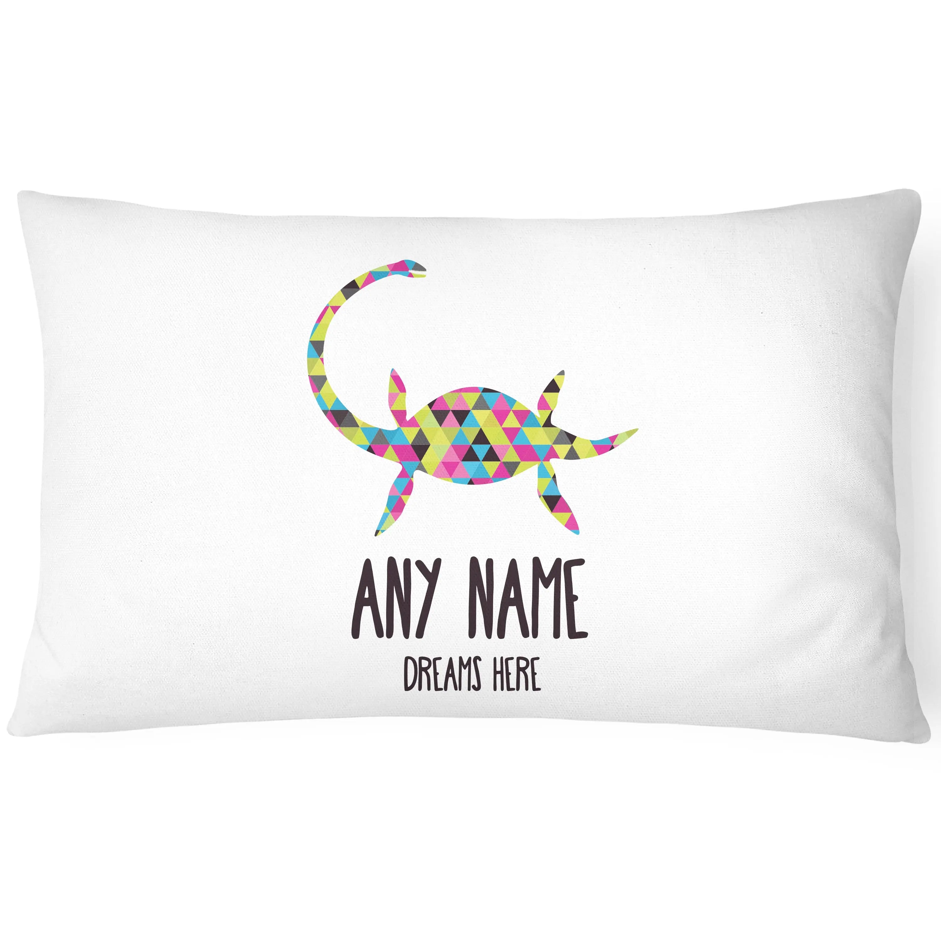 Dinosaur Children's Pillowcase - Personalise with Any Name - Crab