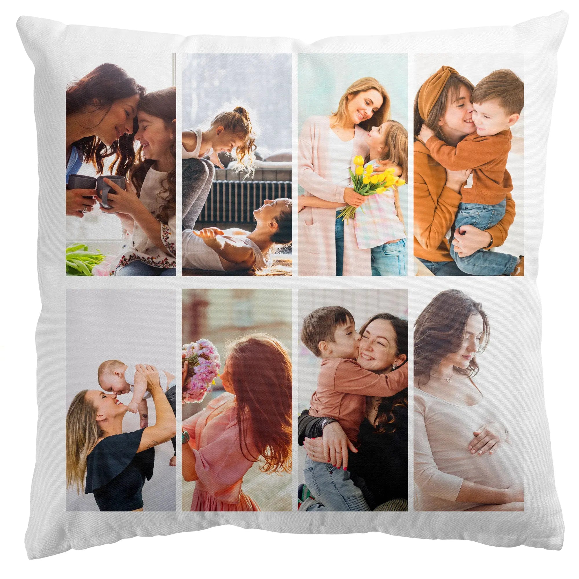 Personalised Collage Style  Cushion Cover  40x40cm  Photo Cushion - 8 Images