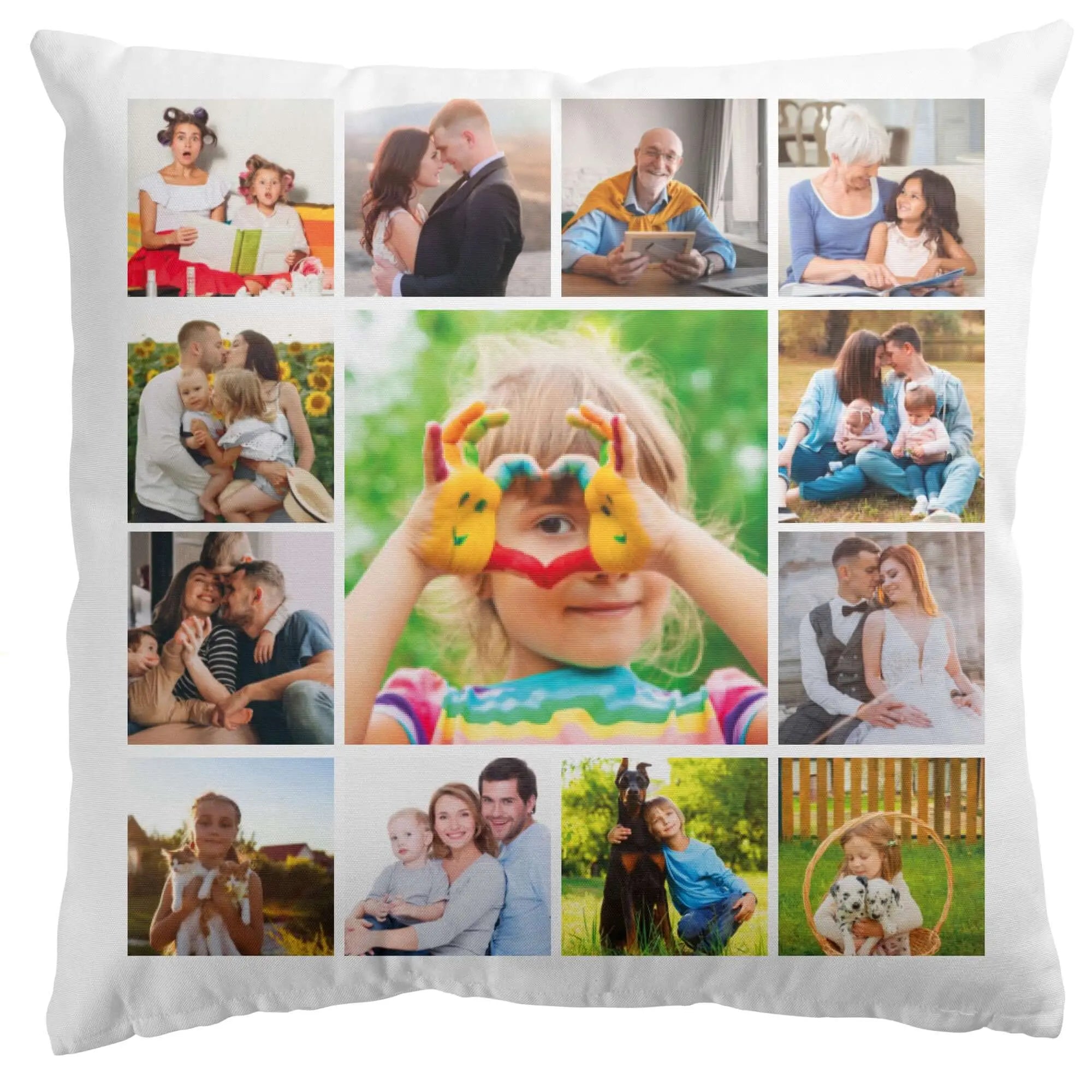 Personalised Photo Cushion - Perfect Gift for Family & Loved Ones - Boyfriend & Girlfriend - Customise with 13 Images  🔥 - CushionPop
