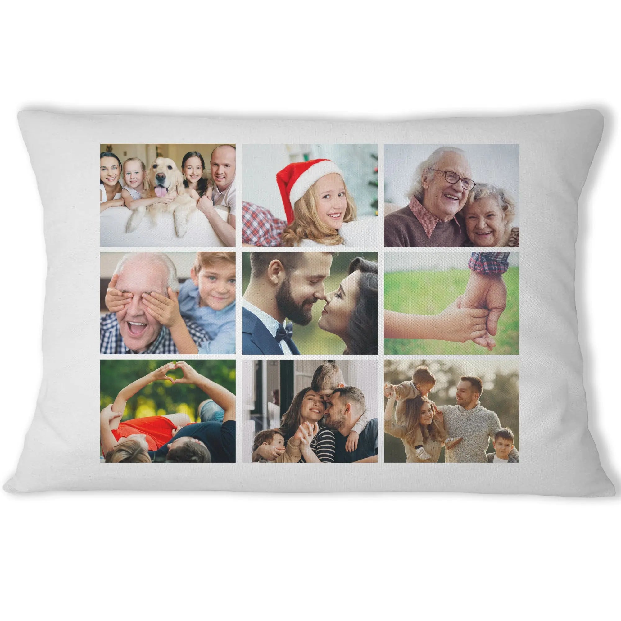 Personalised Photo Pillow case - 9 Images - Fully Customisable