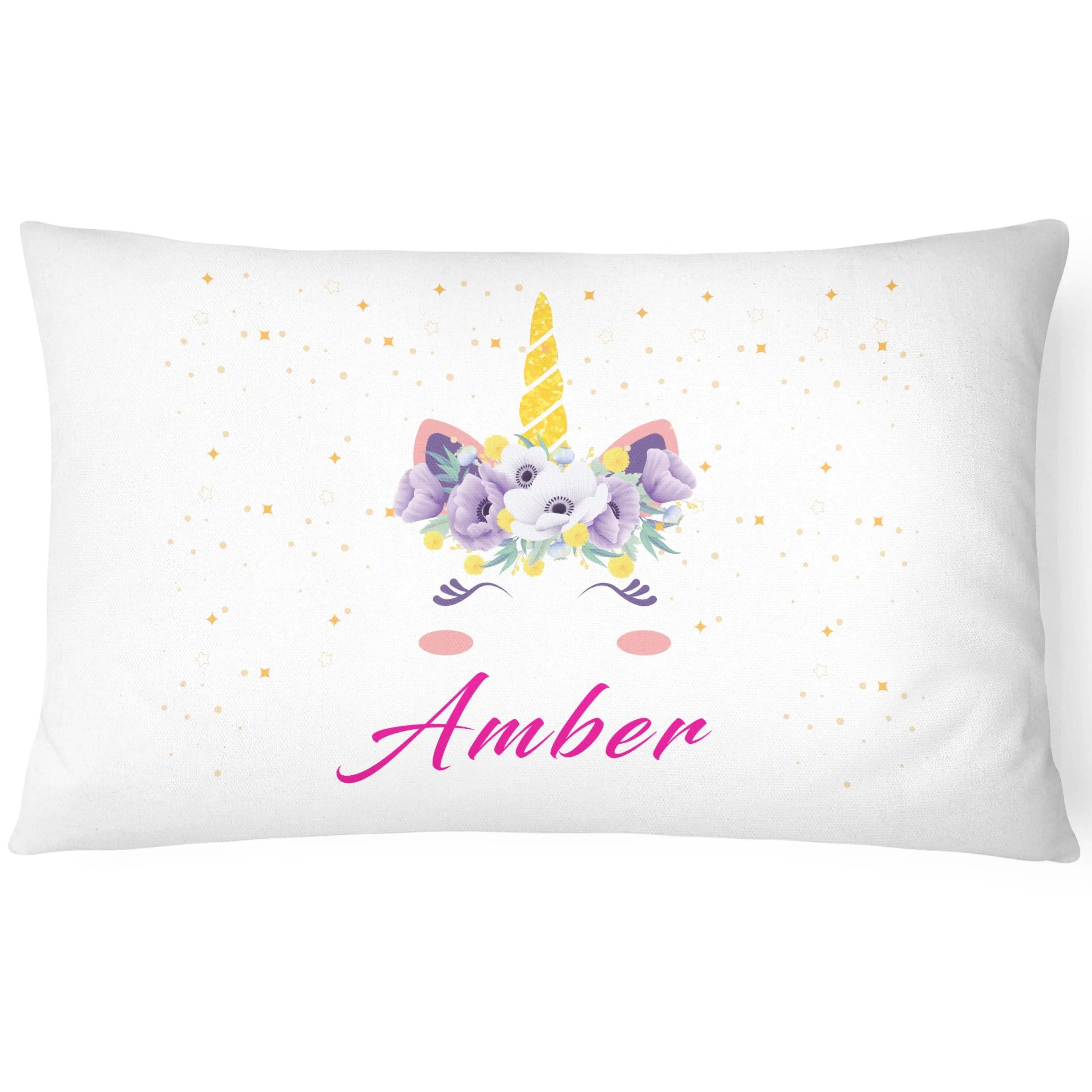 Unicorn Pillowcase Personalise - Perfect Gift - Funky - CushionPop