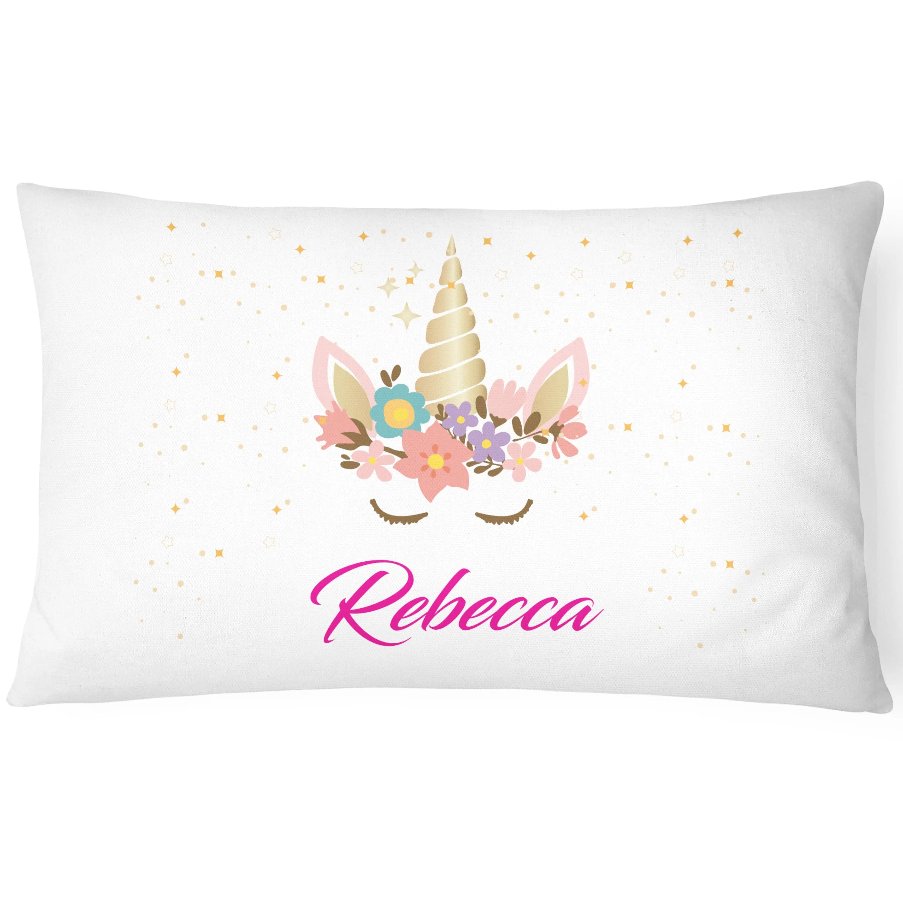 Unicorn Pillowcase Personalise - Perfect Gift - Hip - CushionPop