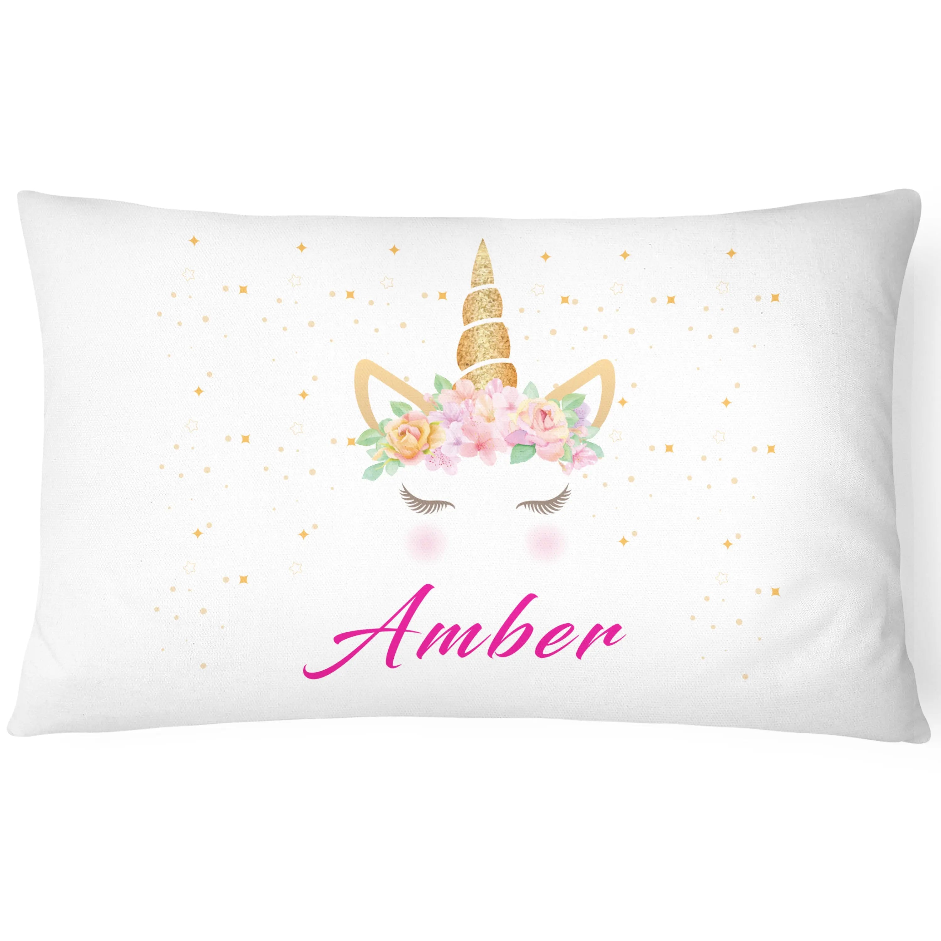 Unicorn Pillowcase Personalise - Perfect Gift - Cool - CushionPop