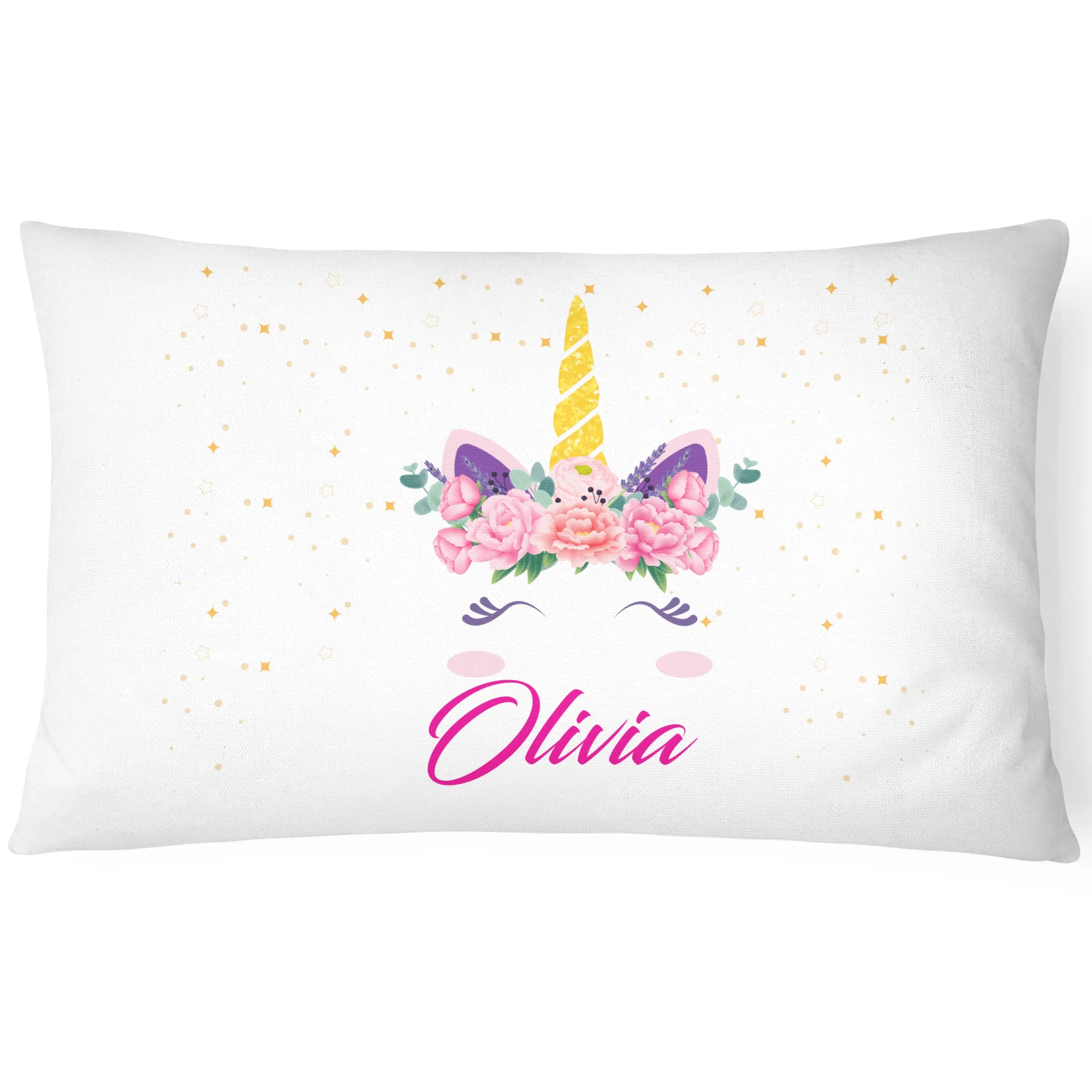 Unicorn Pillowcase Personalise - Perfect Gift - Unique - CushionPop