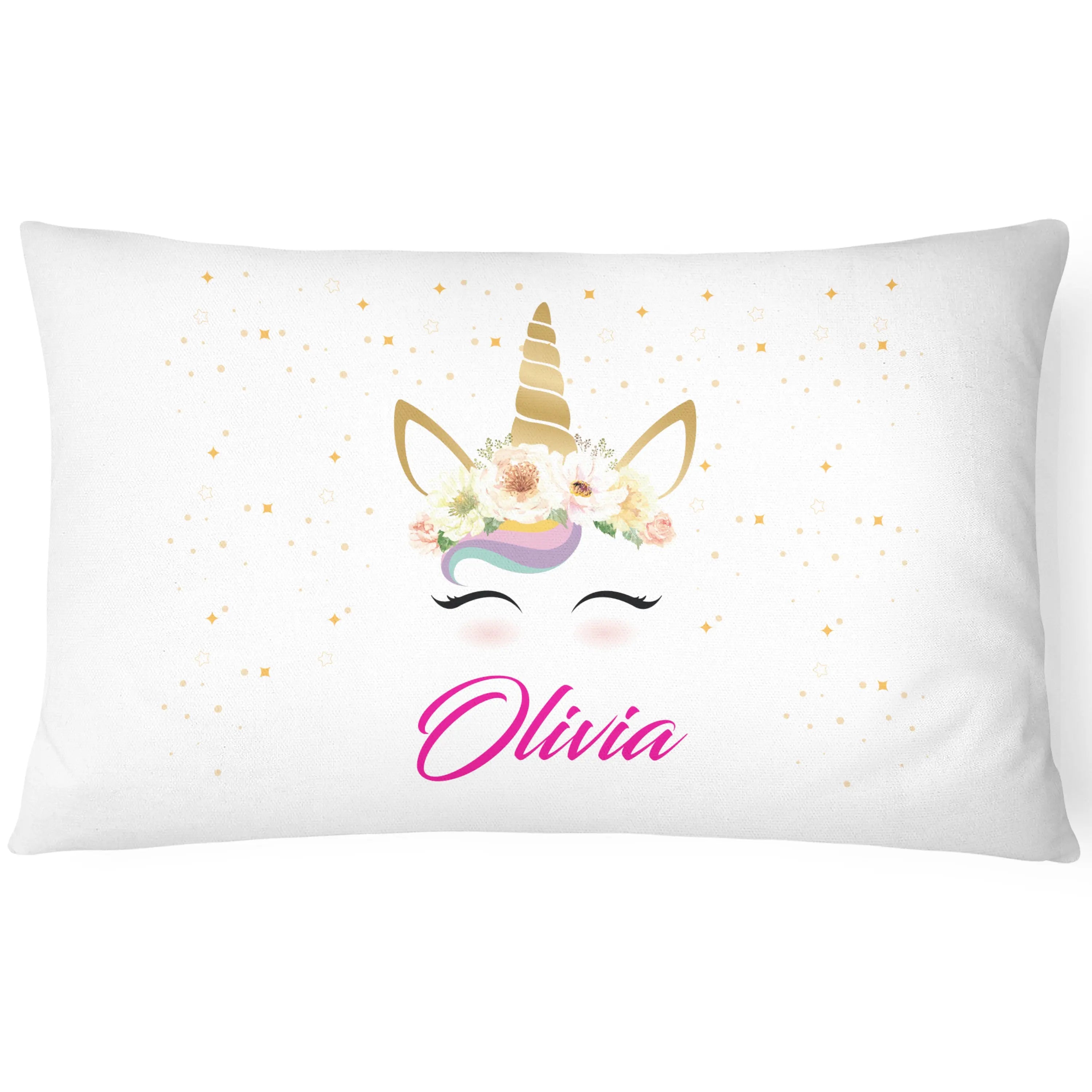 Unicorn Pillowcase Personalise - Perfect Gift - Stong - CushionPop