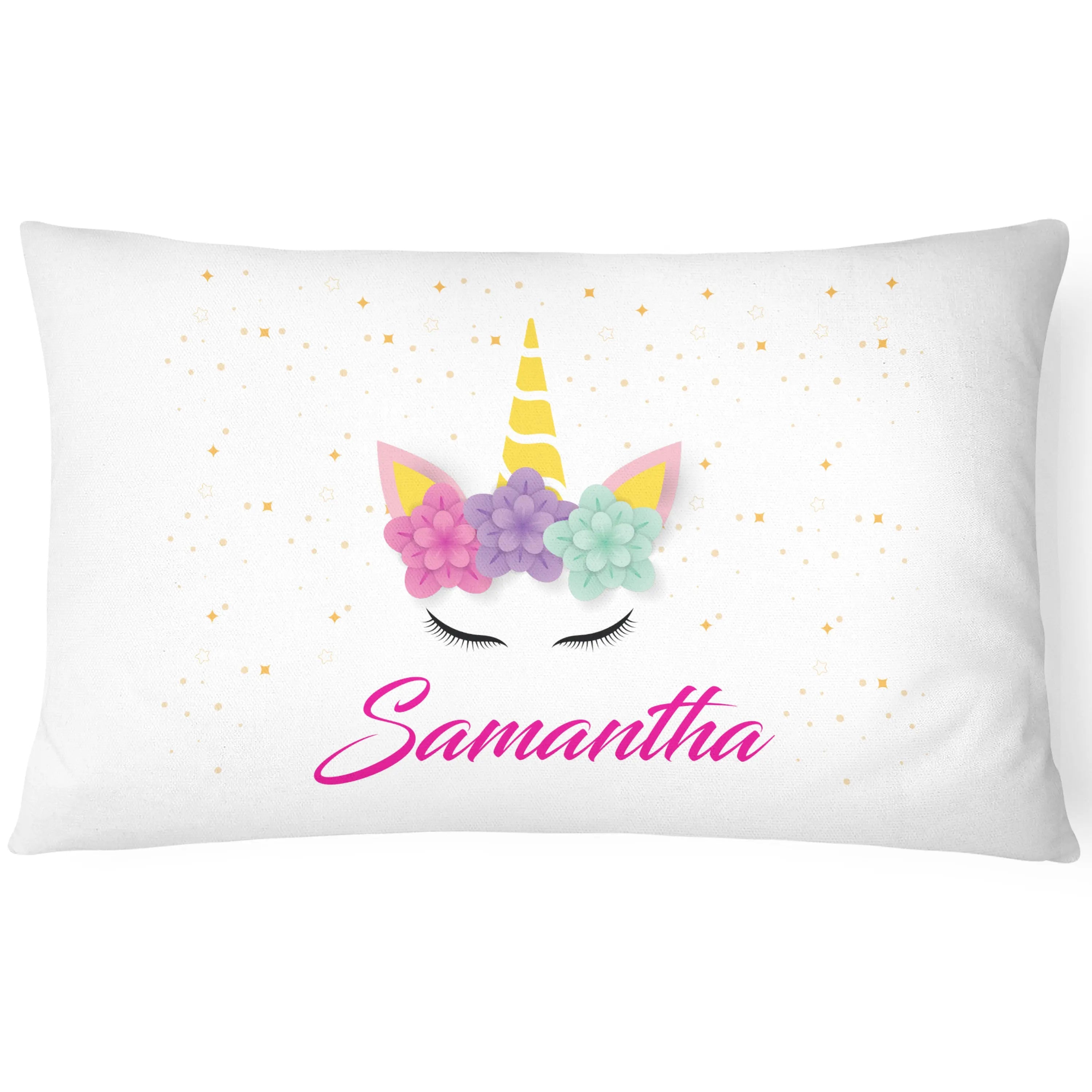 Unicorn Pillowcase Personalise - Perfect Gift - Colourful