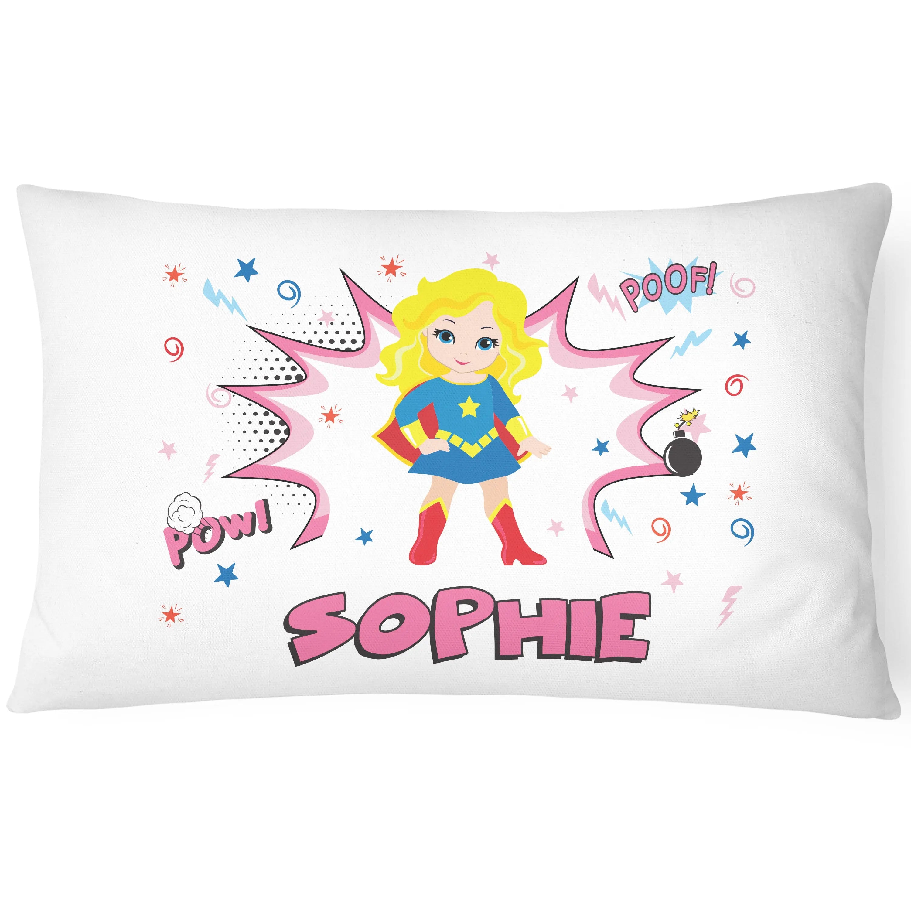 Personalised SuperHero Pillowcase - Power - CushionPop