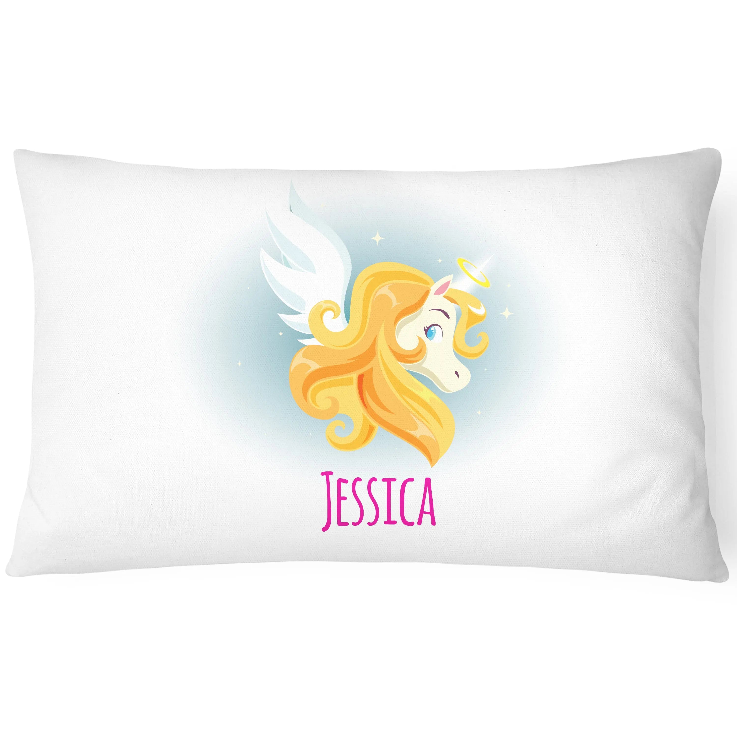 Personalised Pillow Case Unicorn Printed Pillowcase Custom Pillow Case Gift for Girls for Boys - CushionPop