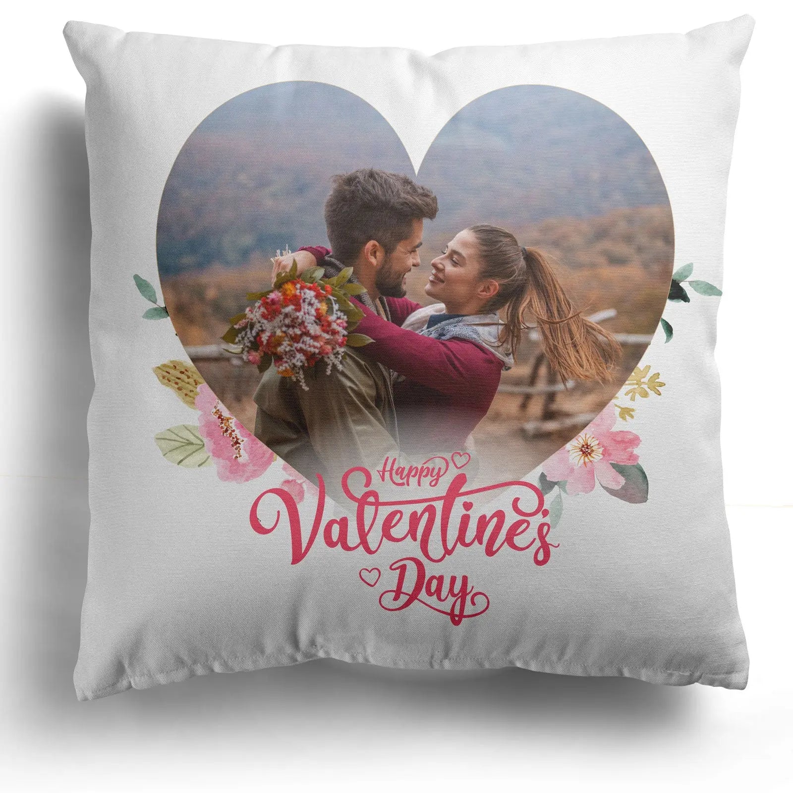 Personalised Cushion Valentines Day Couples & Romance  40x40cm  1 Image - CushionPop