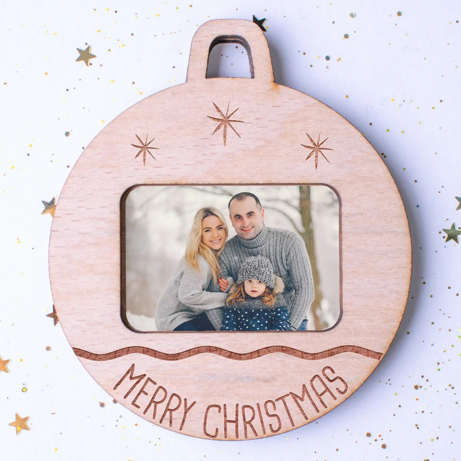 Personalised Christmas Ornament - Round - CushionPop