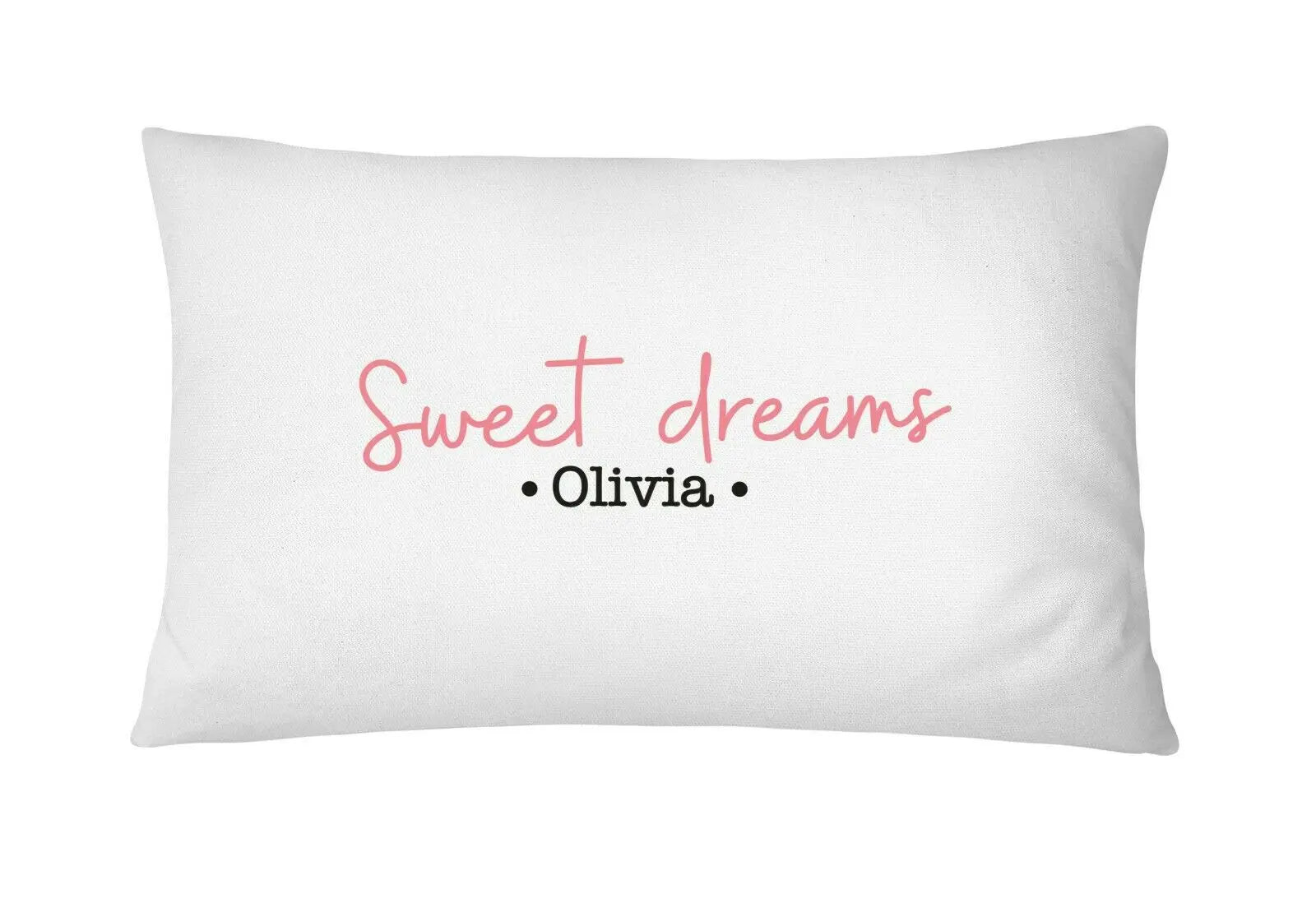 Personalised Name Cover Pillowcase Custom Gift Initials Pillow Case - Duos - CushionPop