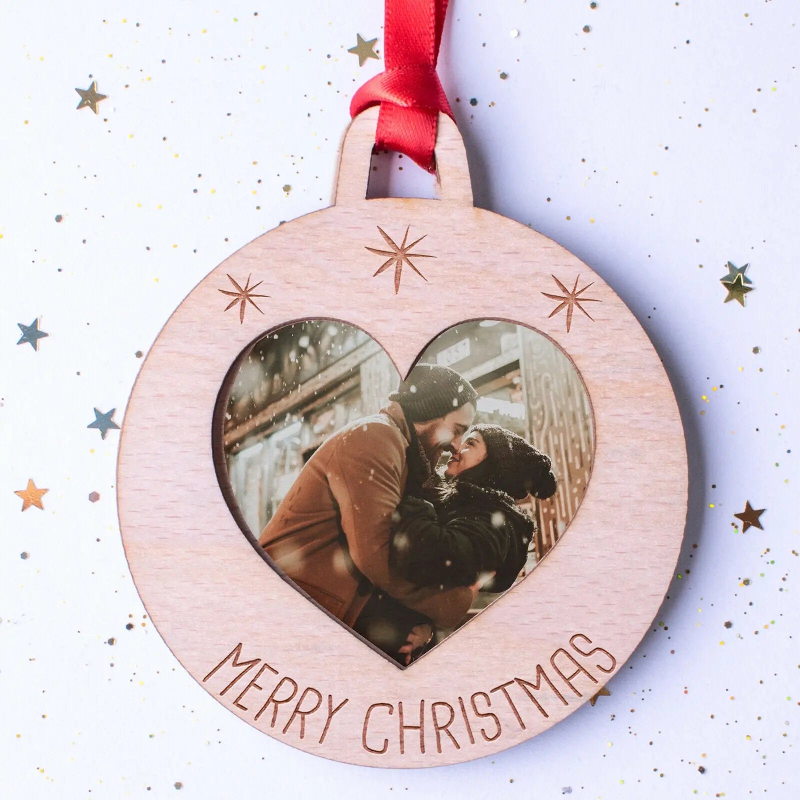 Personalised Christmas Ornament - Heart
