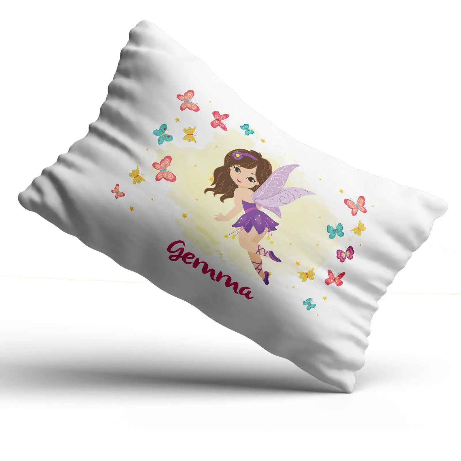 Personalised Fairy Pillowcase Printed Children Gift Custom Print Made Present - Magical - CushionPop