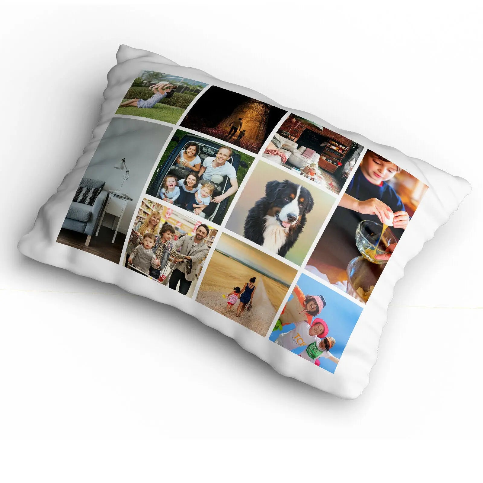 Personalised Photo Pillow case - 10 Images - Fully Customisable