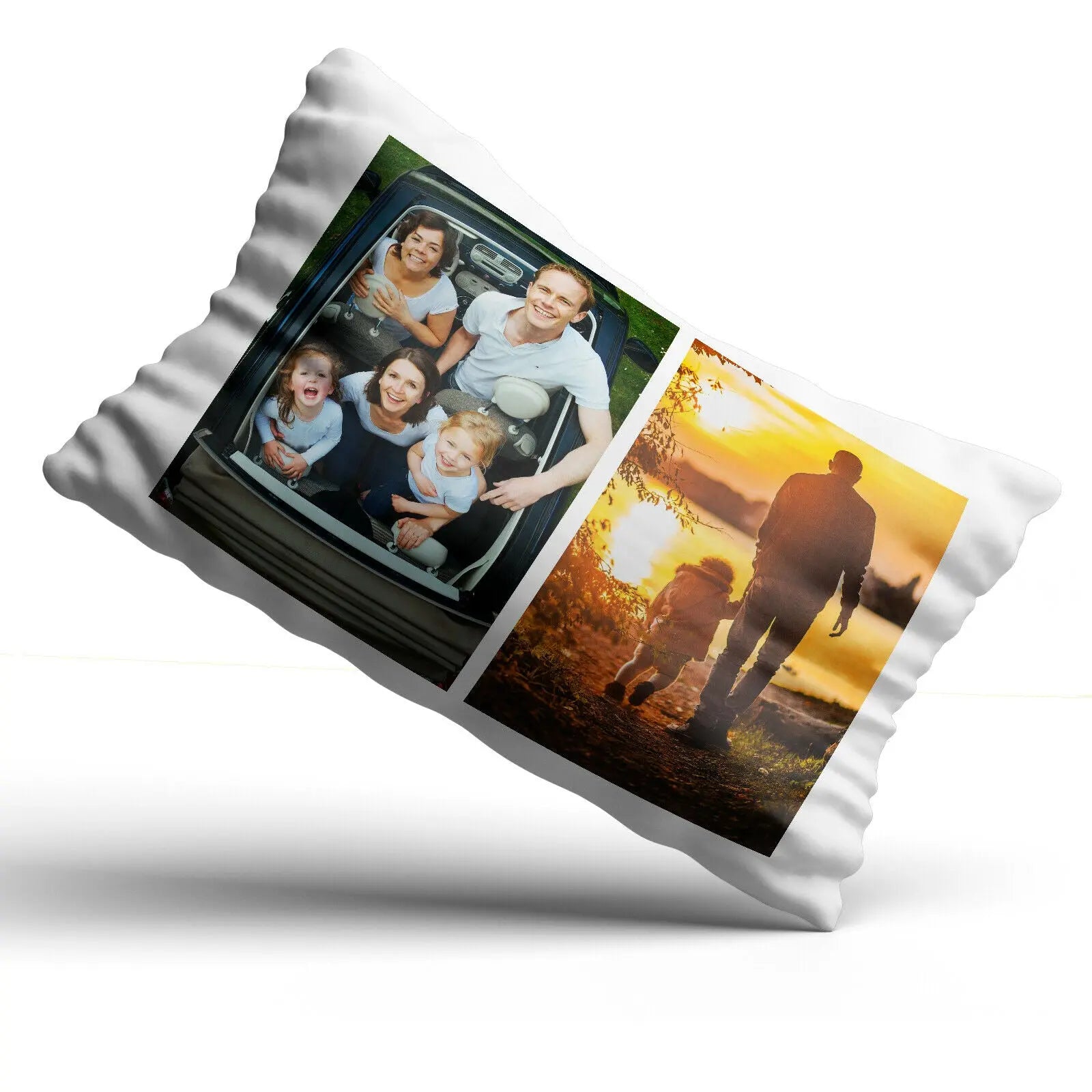 Photo Pillowcase  Pillow Case Cover Custom Gift up to 2 Images - CushionPop