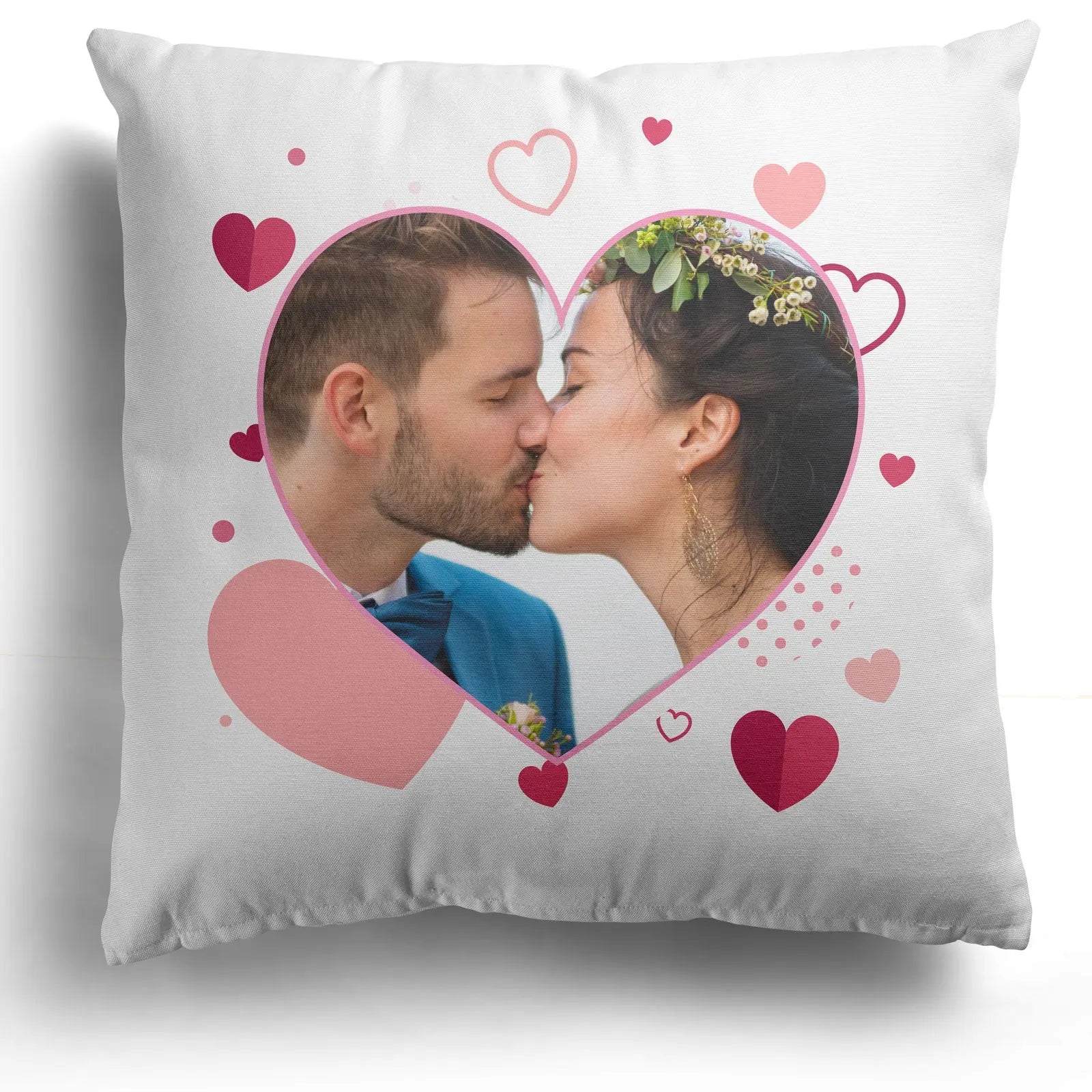Personalised Cushion  Valentines Day| Couples & Romance  40x40cm  1 Image  Heart - CushionPop
