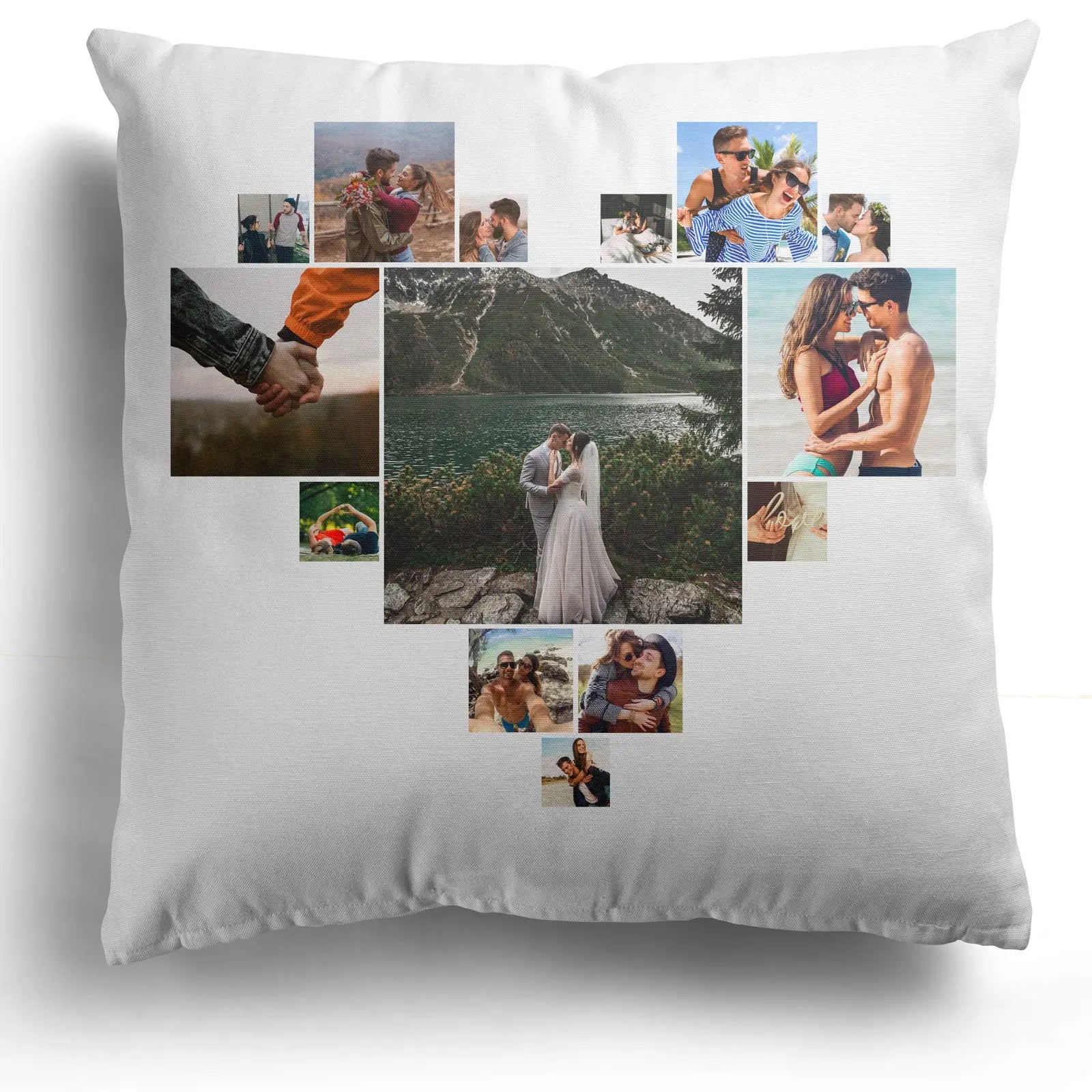Personalised Cushion  Valentines Day  Couples & Romance  40x40cm  Heart - CushionPop